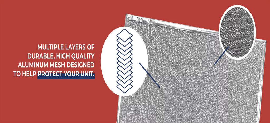 Honeywell F54C 192141, Factory Pre/Post Mesh Furnace by with Compatible Filters 2-Pack Air Aluminum Filter HVAC