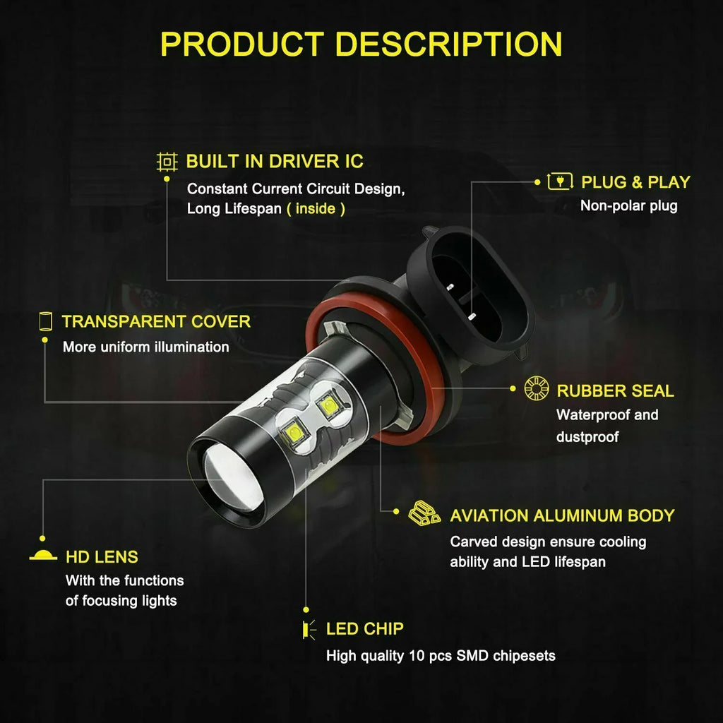SKN Mazda Bulbs H11 4pcs Headlight D4S HID H8 Fog for Led Lights 2018 CX-5