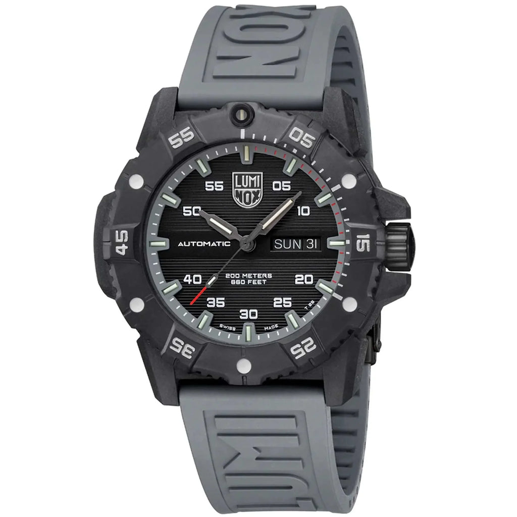 Grey Seal Carbon Watch Men's Rubber Luminox Strap Master XS.3862