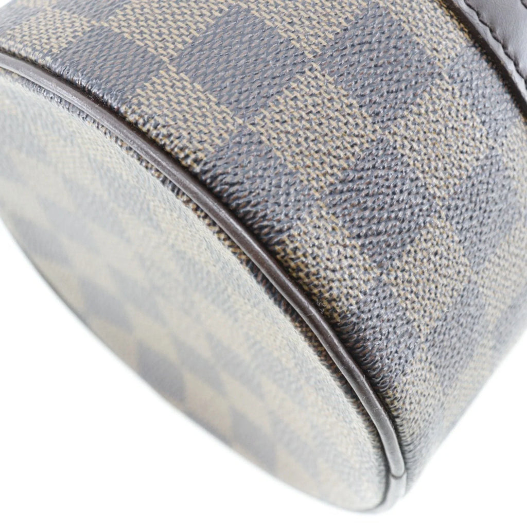 Brown Papillon LOUIS Ladies Pre-Owned VUITTON Canvas Handbag Damier Vuitton PM DU0094 Louis (Good)