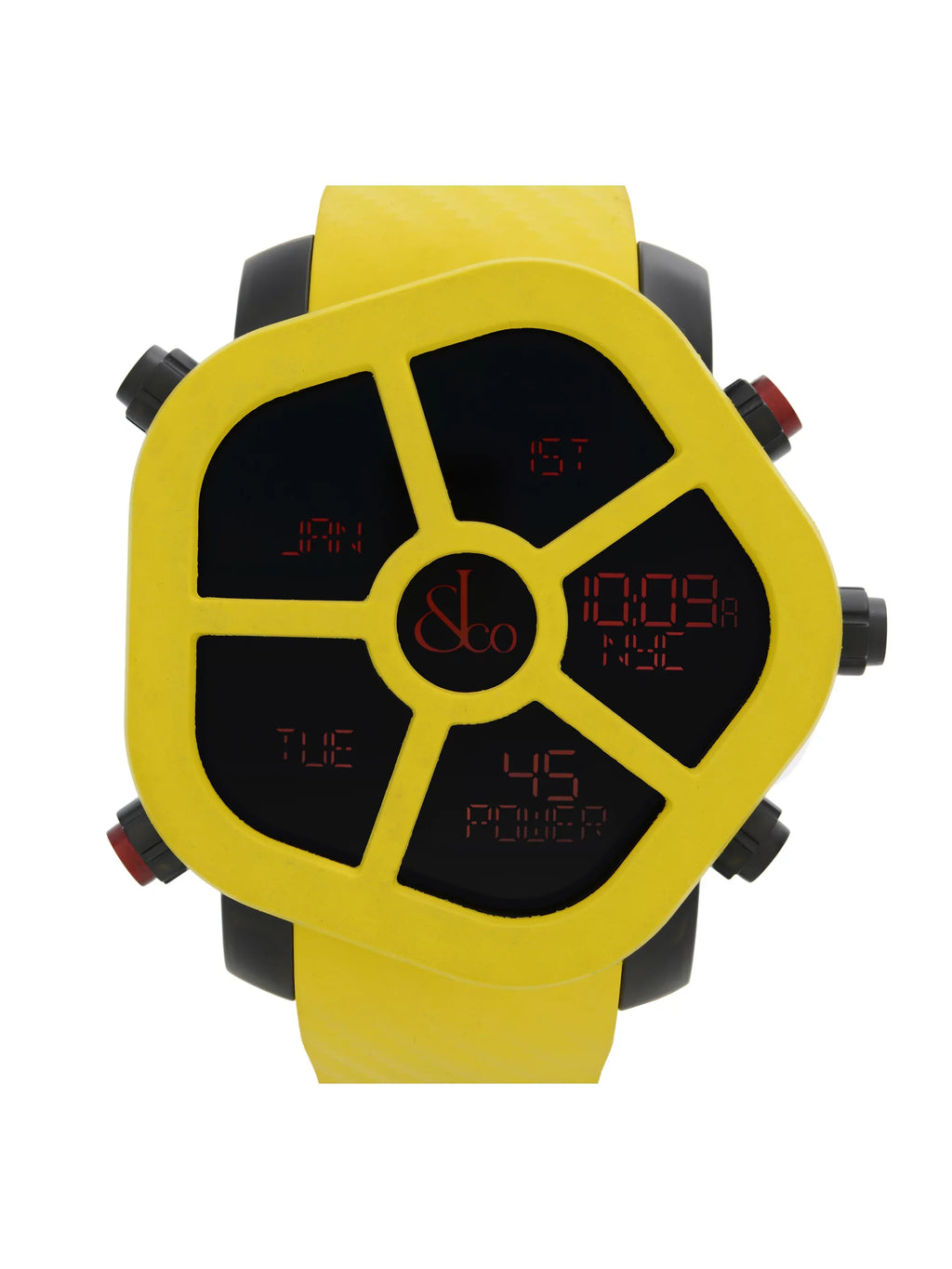 & Jacob GH100.11.NS.PC.ANH4D Bezel Co. Steel Ghost Yellow Watch Quartz Carbon
