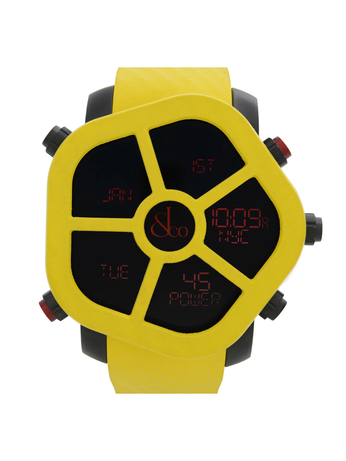 & Jacob GH100.11.NS.PC.ANH4D Bezel Co. Steel Ghost Yellow Watch Quartz Carbon