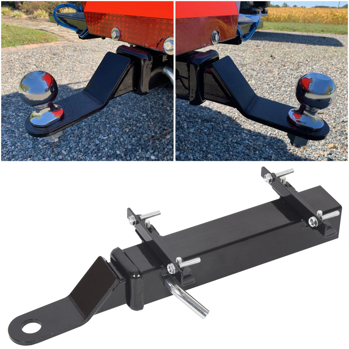 Universal 2" Cart Rear Seat Trailer Club Car Rear Kit Hitch Receiver Receiver Trailer Hitch EZGO Yamaha Receiver Golf Hitch