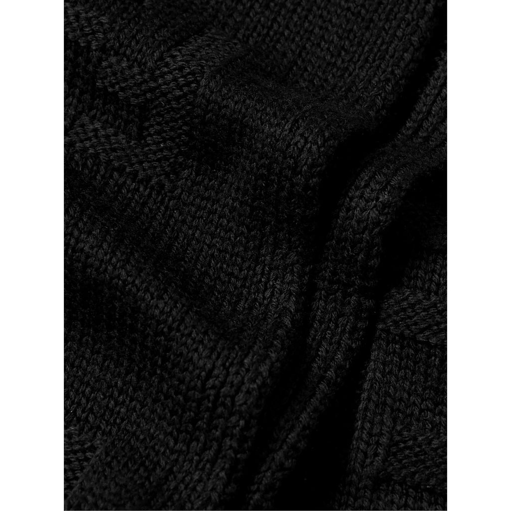 Scarf FXS124 Fendi Jacquard Nero FF Wool Karl