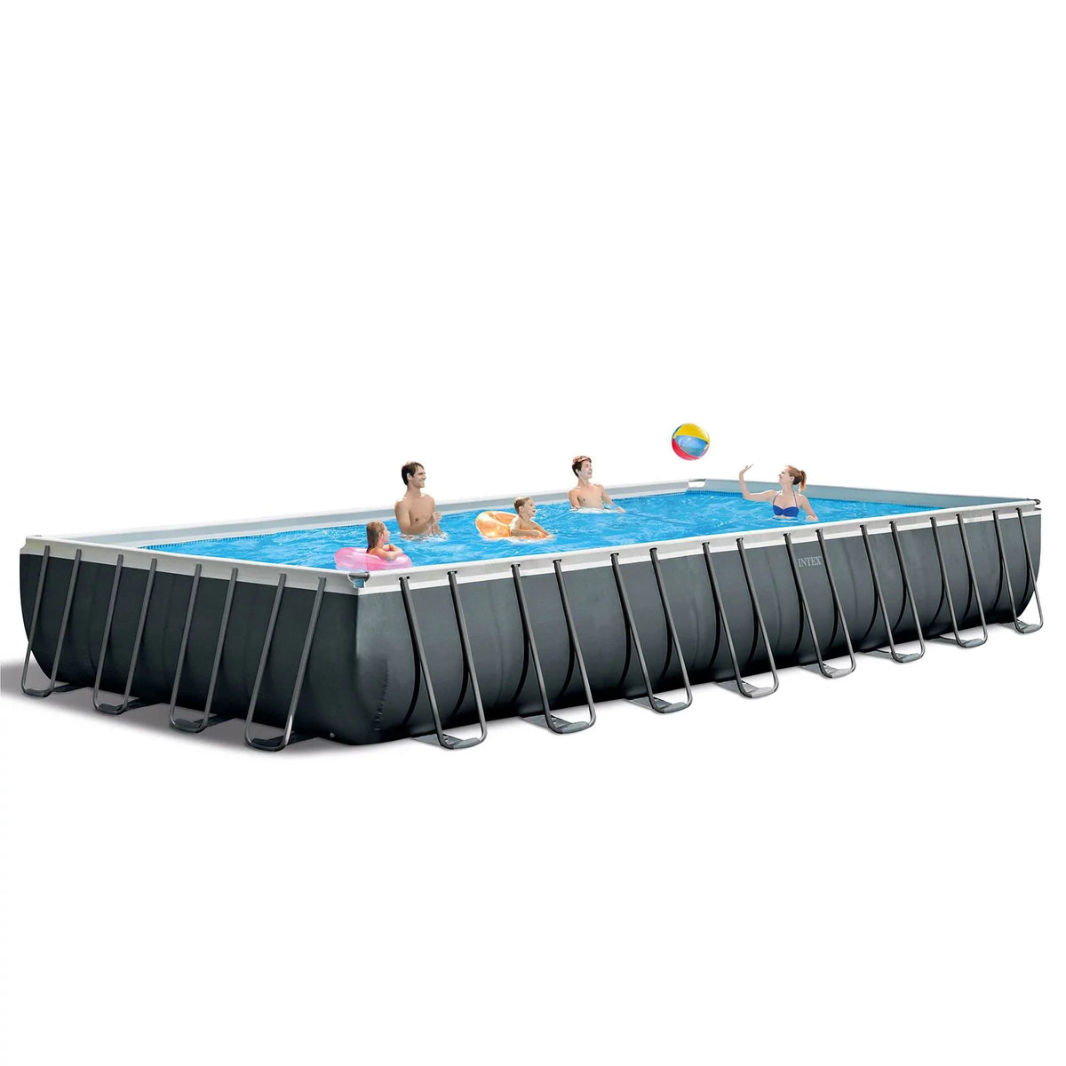 w/ Chairs & Floating Rectangular Ultra Pool 32' Cooler Intex 16' XTR x x 52" 2
