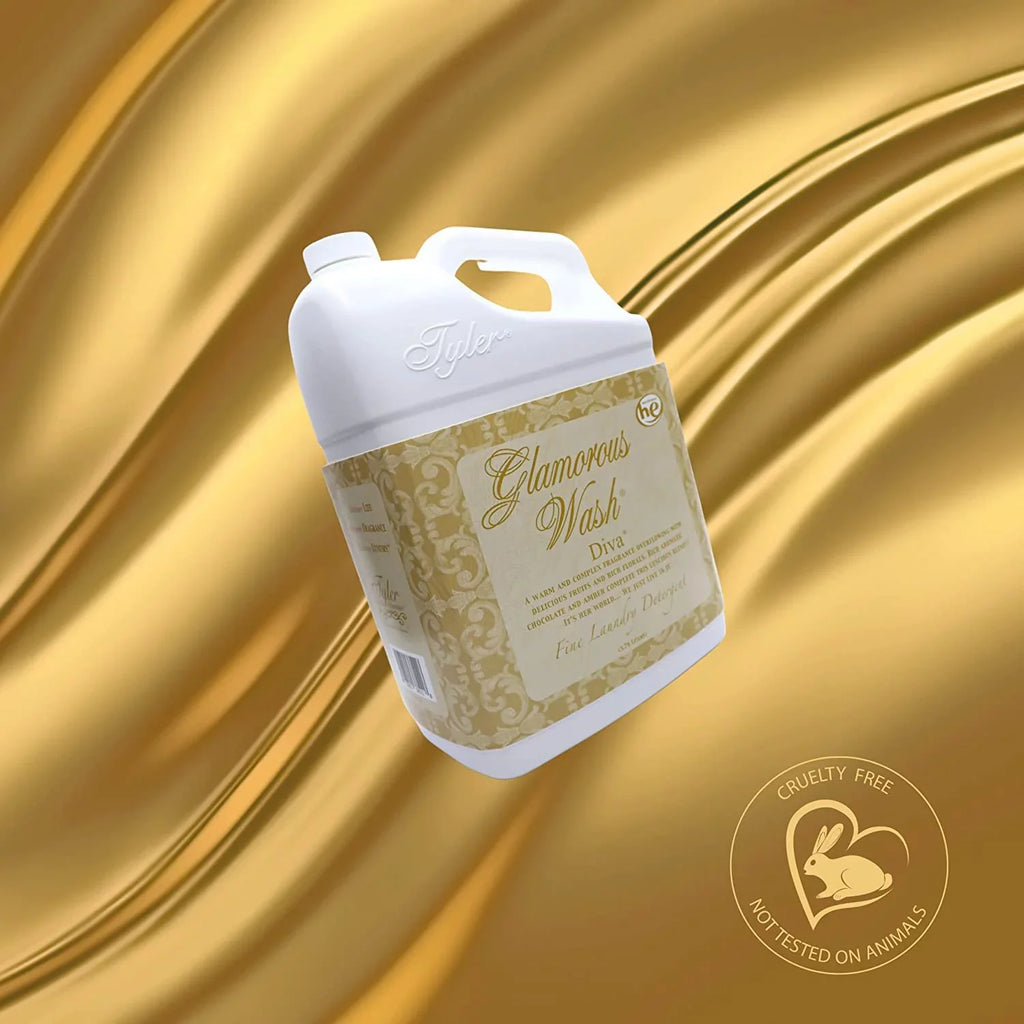 Liquid Container Wash Candle Glamorous - Clothing for Laundry Liquid Detergent and Fine Laundry Tyler Company - Designed 3.78L Hand Detergent Diva 1Gal Machine - Washable