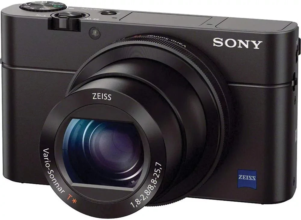 (DSCRX100M3B) 128GB Version Kit DSC-RX100 + AOM Pro Bundle Sony Wty) Year (1 AOM Combo III Digital Cyber-Shot International - Camera