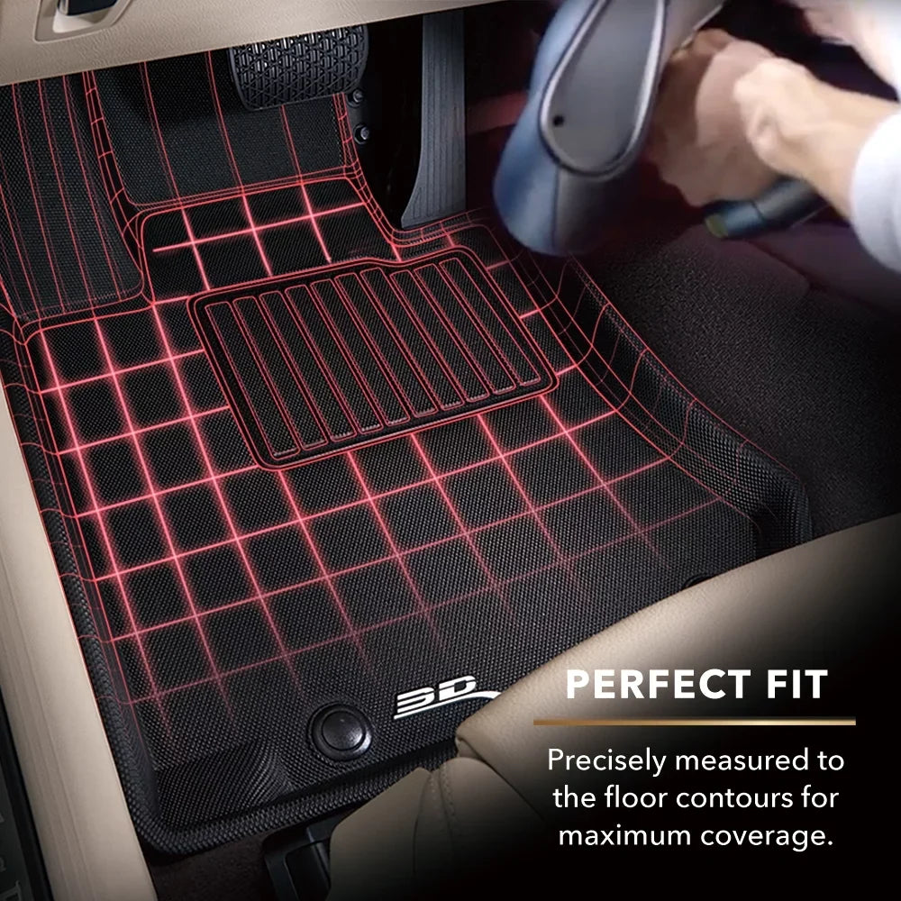 with SUBARU 2014-2018 Set MAXpider Mat (BLACK) KAGU Full Floor - compatible FORESTER 3D