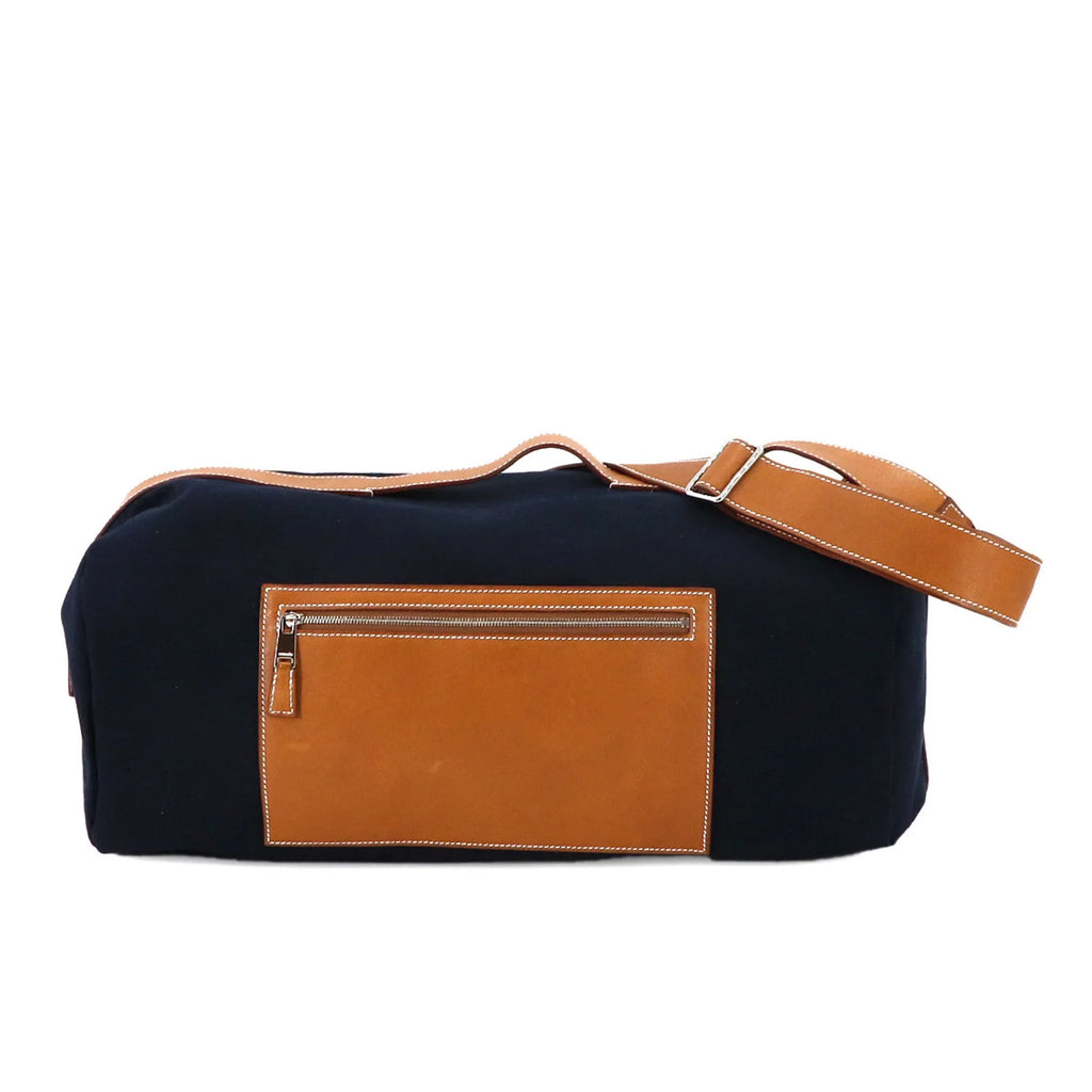 Odyssey Gauland Blue Bag Shoulder New) Hand Tail Duffel 2way Canvas (Like Hermes Spudkidskin Gold Pre-Owned Marine
