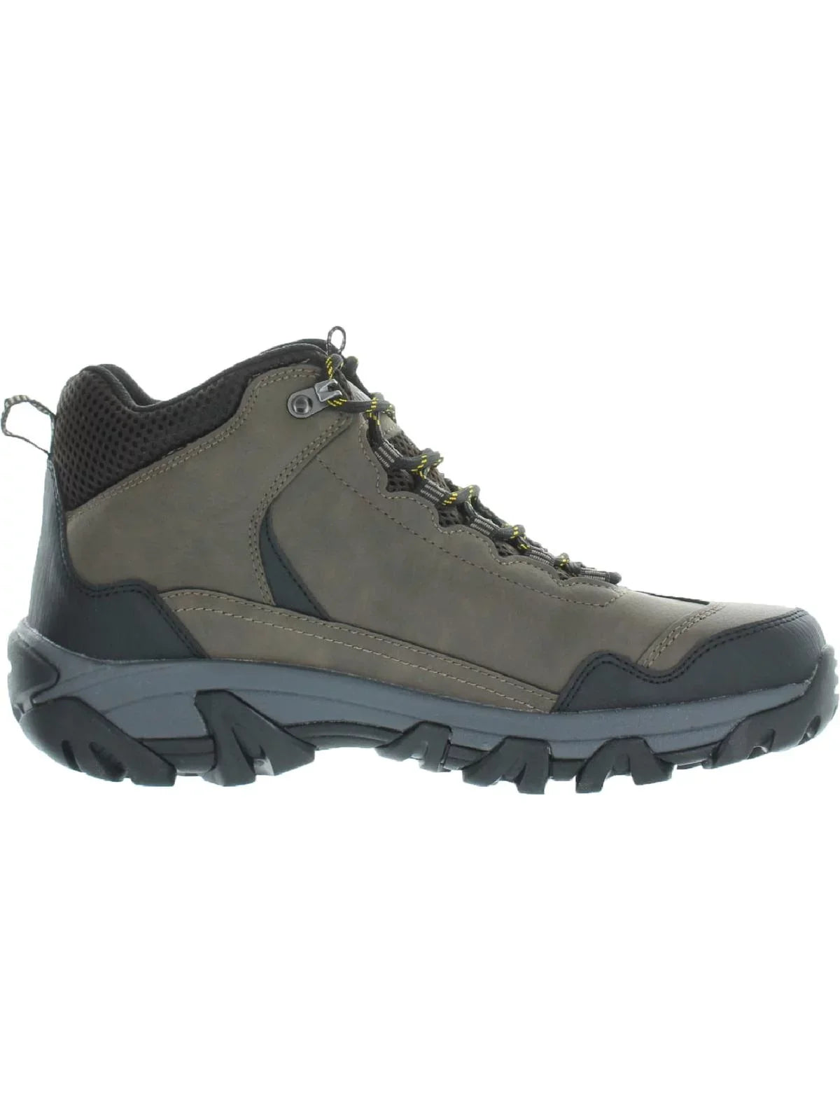 Mens Boots Khombu Foam Faux Leather Hiking Memory