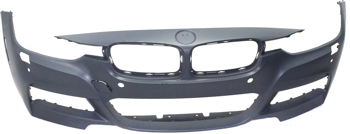 Sedan/Wagon with Front Holes/Cam Primed 2013-2018 COVER 3-SERIES Sport Sensor HL BUMPER BMW M with Line For Compatible with PDC