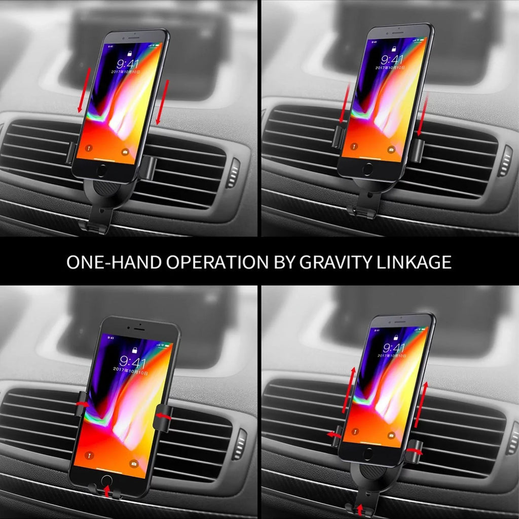 Motorola Cradle Black 6, Air 6T Holder G4 - Moto Plus Y4G 8 5, G6 Auto Gravity Play, PLUS E5 - OnePlus E4 With Mount Car 2 with 5T, Vent Compatible Lock Play Nokia Maxx Dock Droid