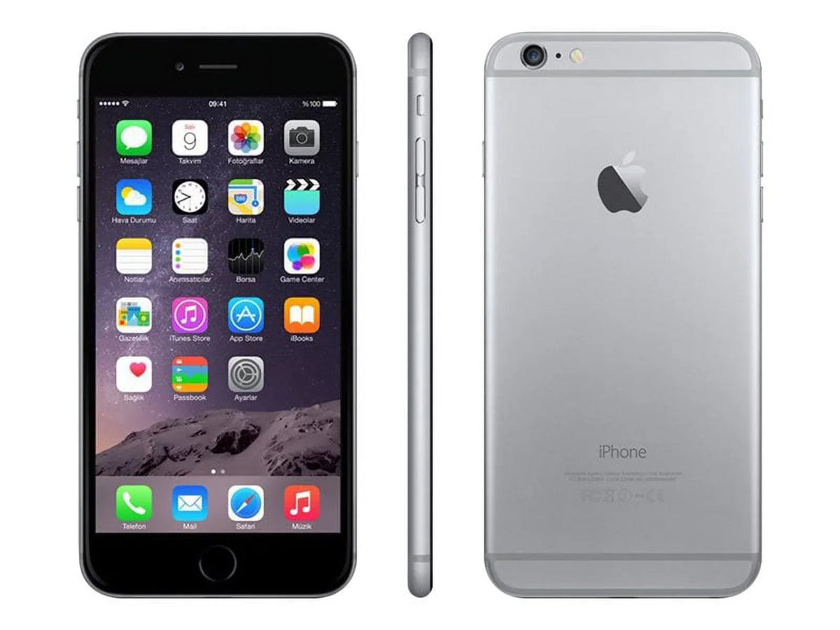 Unlocked Phone Apple Dual-Core Space GSM - Gray 64GB Plus LTE iPhone Restored 4G (Refurbished) 6