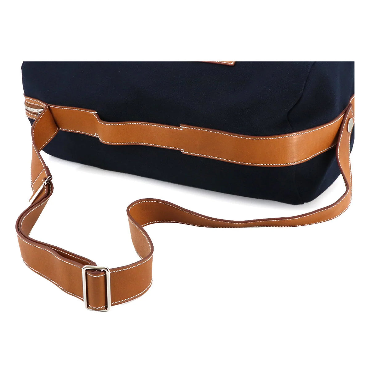 Odyssey Gauland Blue Bag Shoulder New) Hand Tail Duffel 2way Canvas (Like Hermes Spudkidskin Gold Pre-Owned Marine