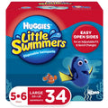 Large, Swim Ct Little Huggies Swimmers 34 5-6 Size Diapers,